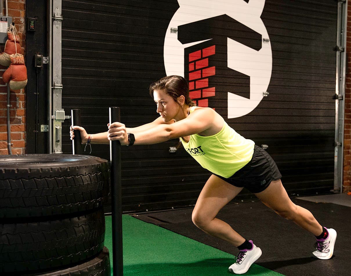Personal training session at The Fort