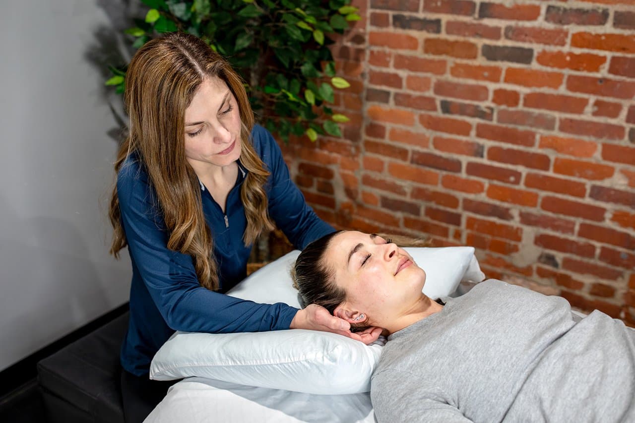 Dr. Molly performing Joint Mobilizations